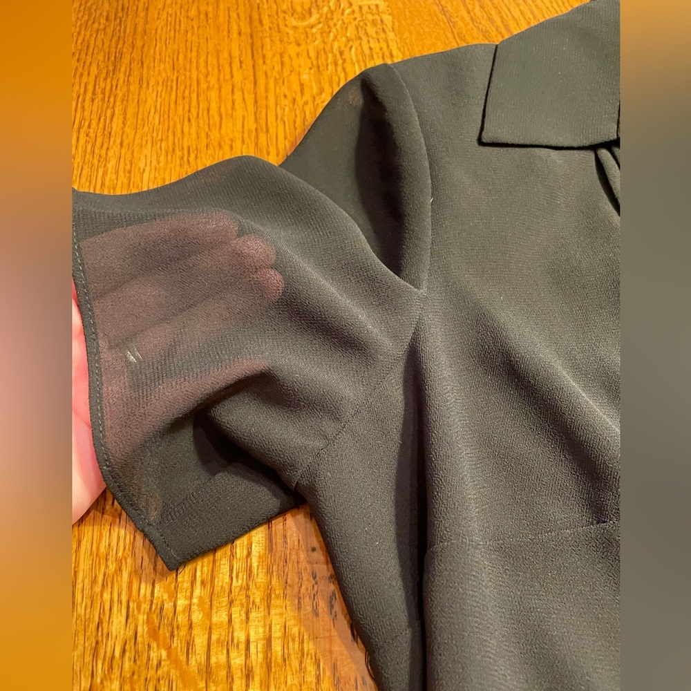 DANNY & NICOLE BLACK BEADED 16W SKIRT SUIT - Picture 10 of 10